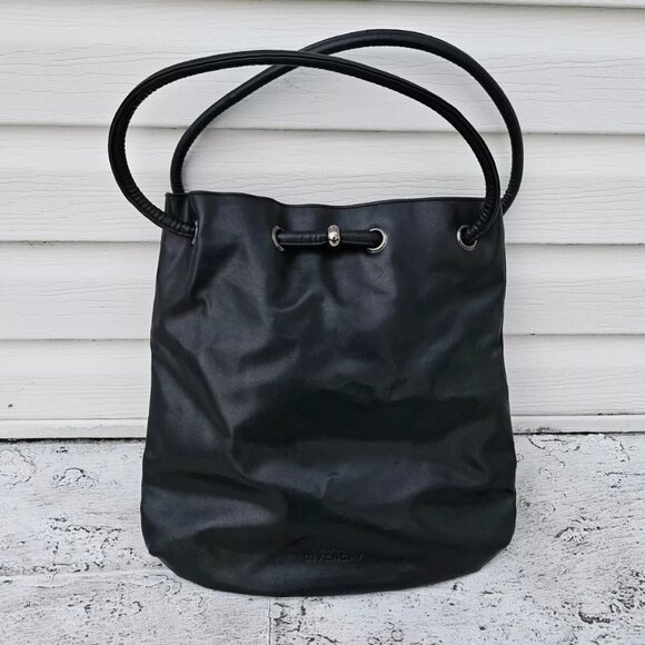 Givenchy Handbags - Givenchy Perfume Tote Bag Black Faux Leather handbag